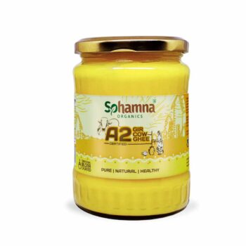 Sohamna Organics A2 Gir Cow Ghee - 500ML | Pure Desi Ghee