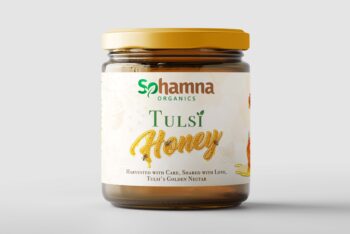 Sohamna Organics Natural Tulsi Honey - 250g | 100% Pure & Raw | Unprocessed Honey